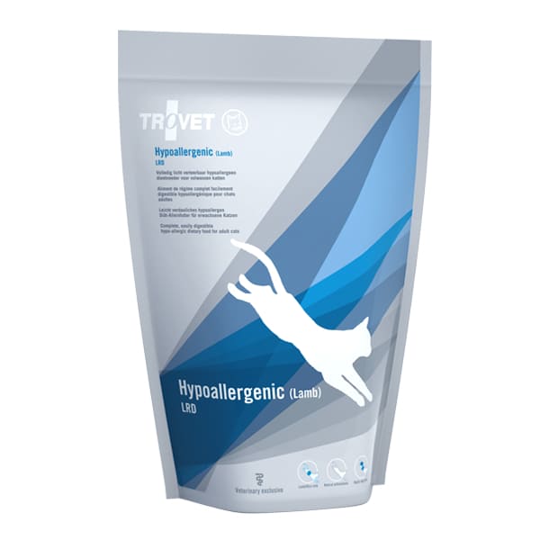 Trovet Hypoallergenic LRD veterinārā kaķu barība alerģijām ar jēru 500 g
